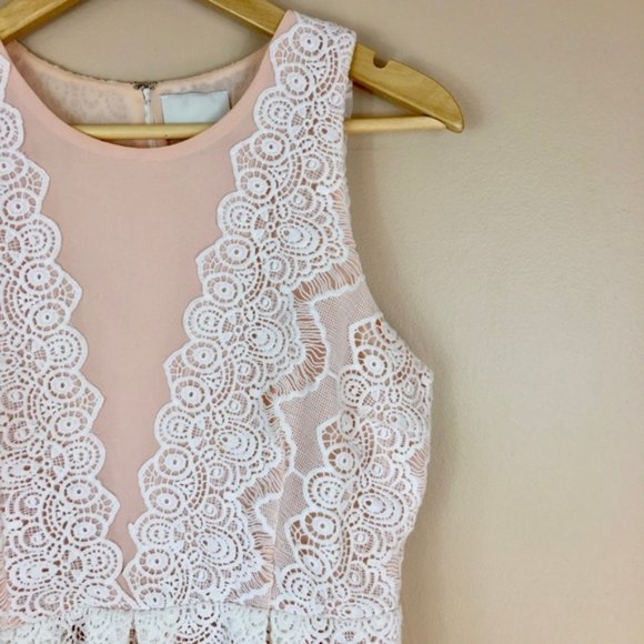 Anthropologie Greylin Lana Lace Peplum Top sz M - Picture 4 of 8